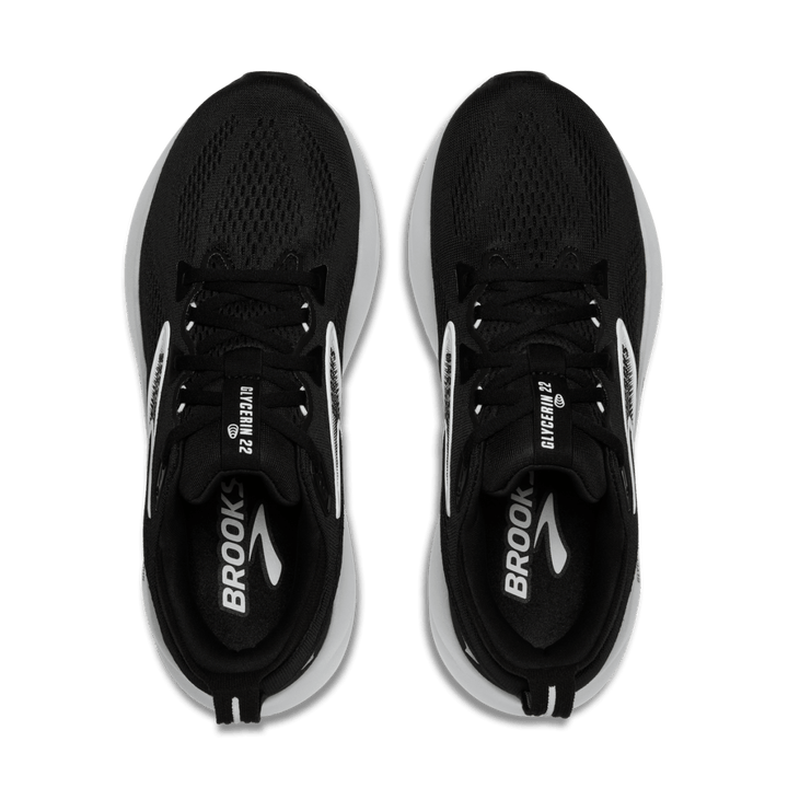 Brooks - Glycerin 22 - Men's - 2E WIDE - Black/Grey/White - Run Vault