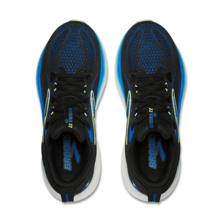 Brooks - Glycerin 22 - Men's - Black/Cobalt/Neo Yellow - Run Vault