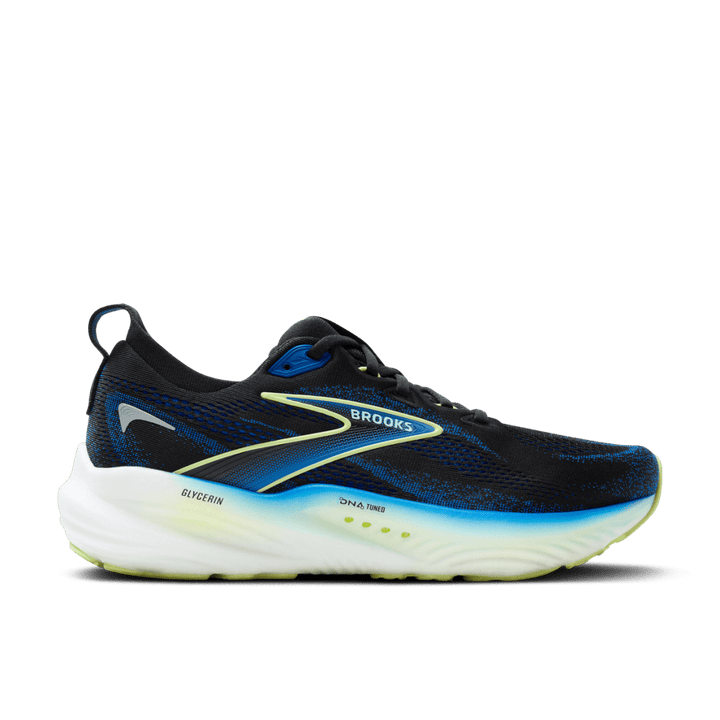 Brooks - Glycerin 22 - Men's - Black/Cobalt/Neo Yellow - Run Vault