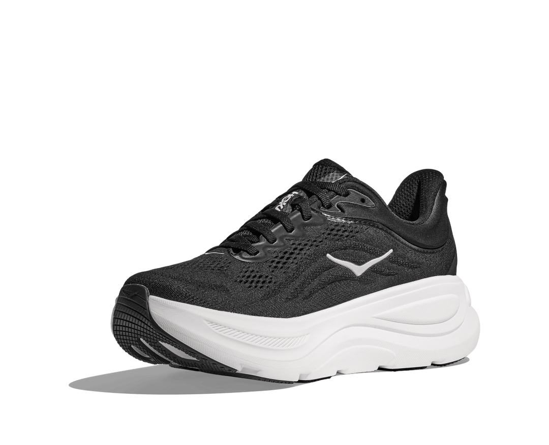 Hoka - Bondi 9 - Men's - Black/White - Run Vault