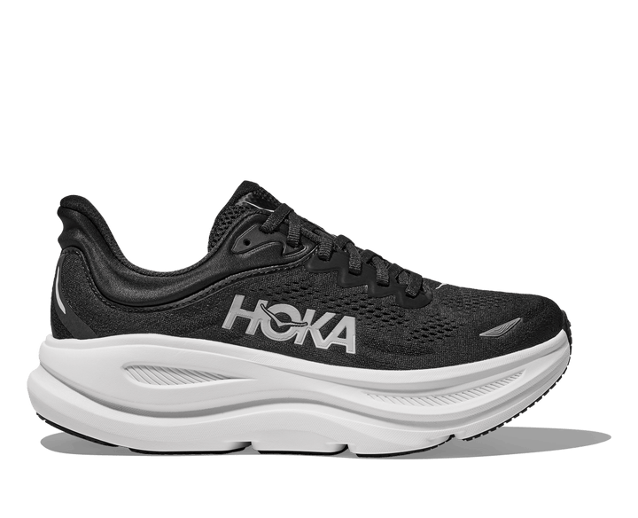 Hoka - Bondi 9 - Men's - Black/White - Run Vault