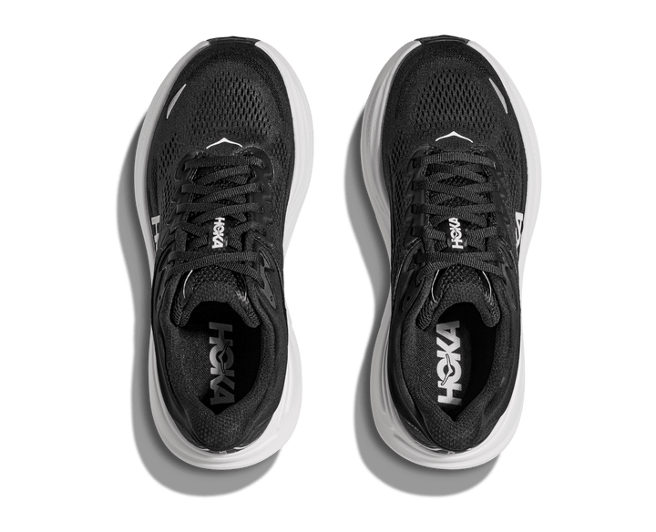 Hoka - Bondi 9 - Men's - Black/White - Run Vault