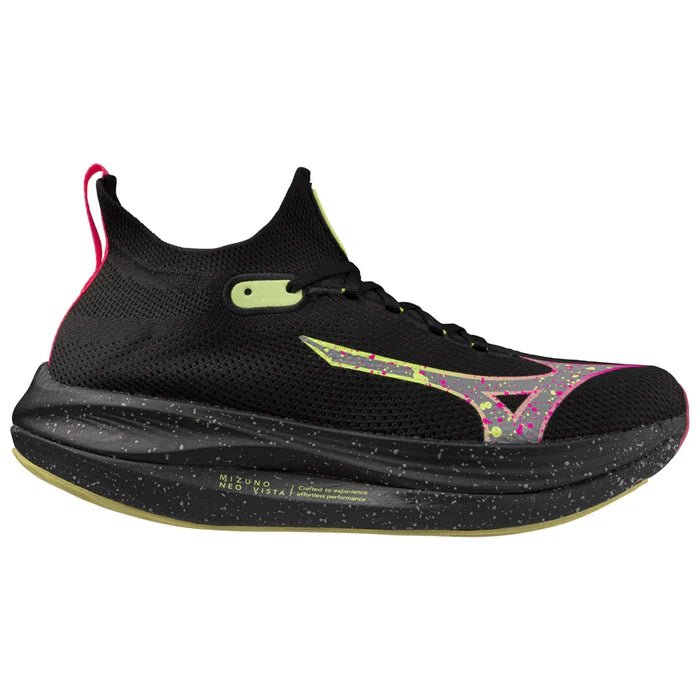 Mizuno - Neo Vista - Black/Silver/Pink Tetra - UNISEX - Run Vault