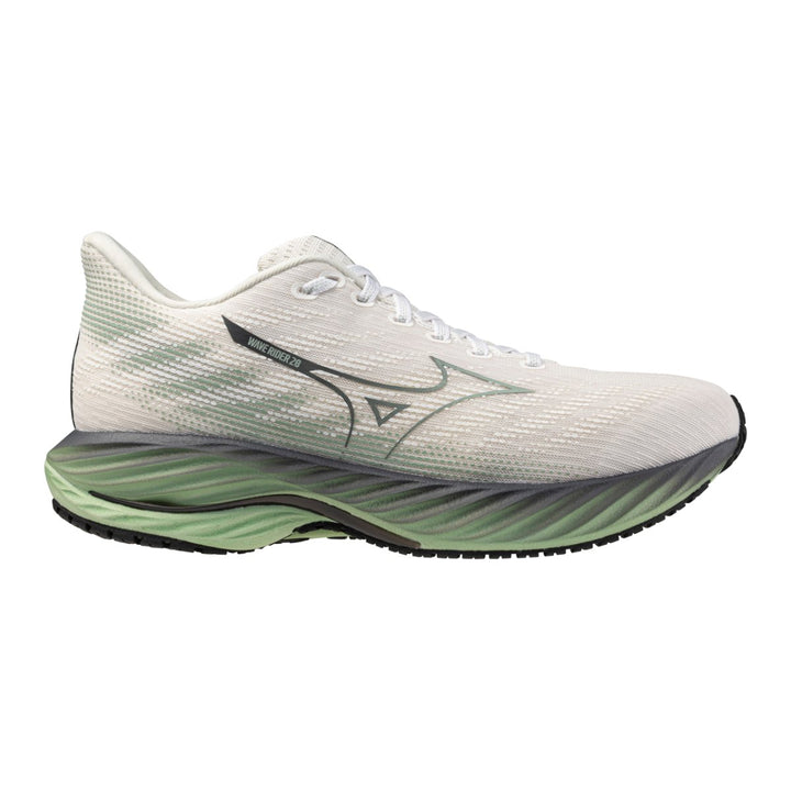 Mizuno - Wave Rider 28 - Men's - Snow White - Run Vault