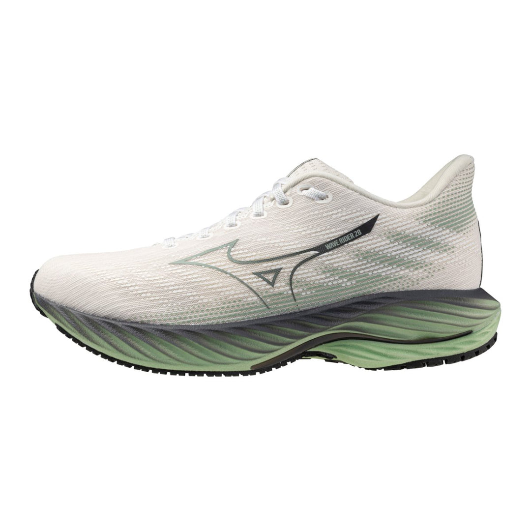 Mizuno - Wave Rider 28 - Men's - Snow White - Run Vault