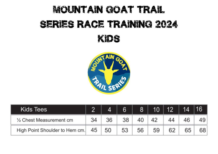 Mountain Goat Trail Series Race and Training Shirt - Kids - Run Vault