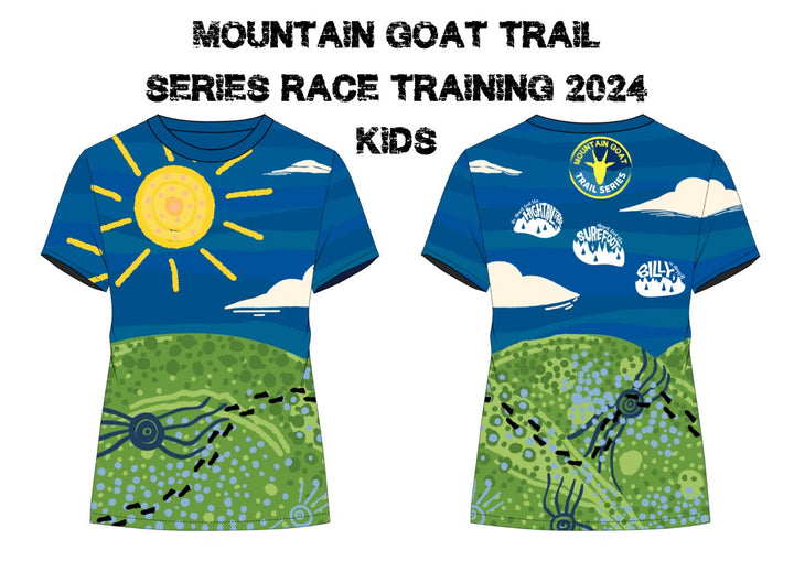 Mountain Goat Trail Series Race and Training Shirt - Kids - Run Vault