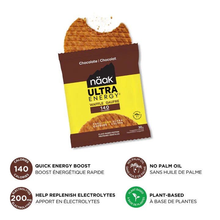 Näak - Ultra Energy Waffles (30g) - Run Vault