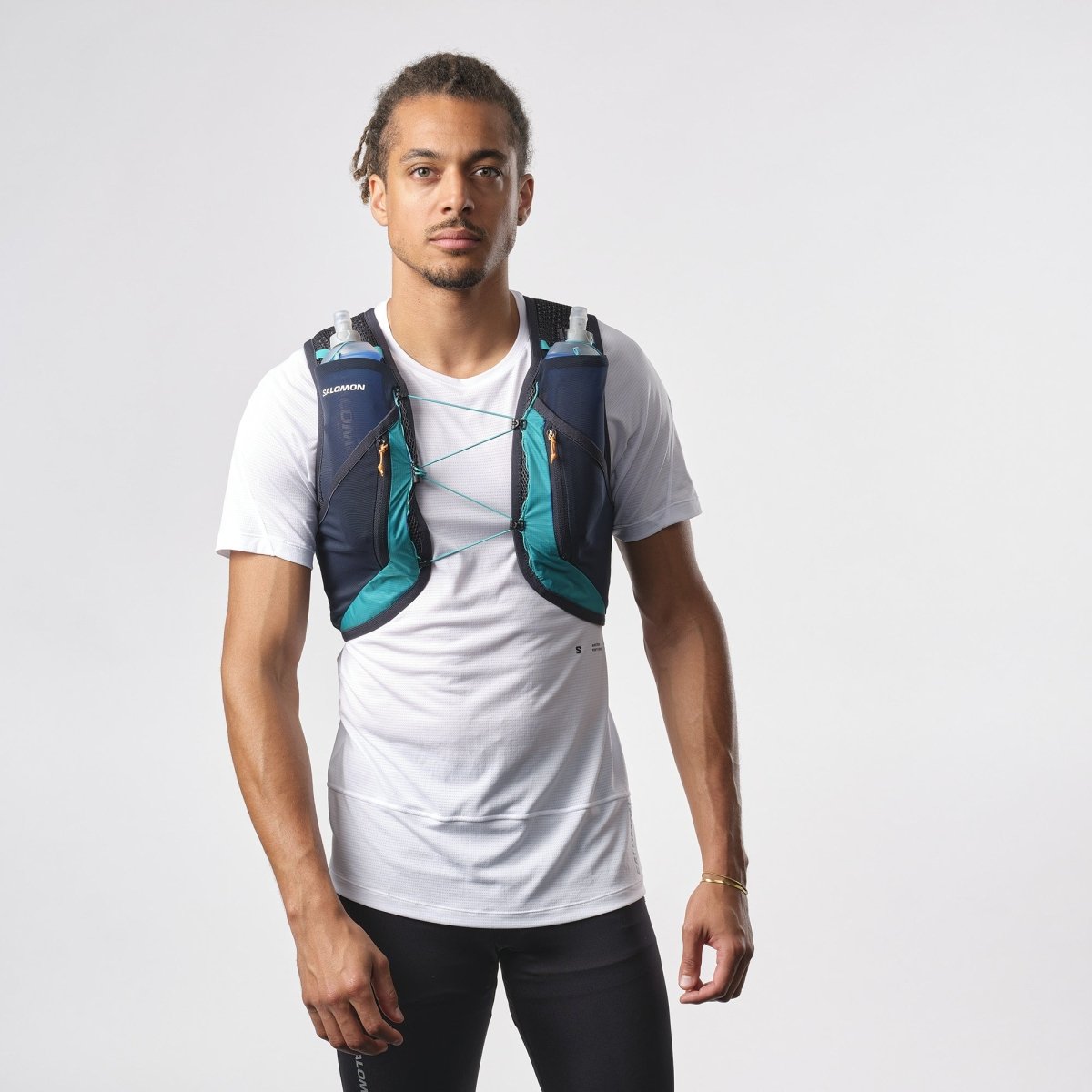 Salomon - Active Skin 12 Set Hydration Vest (Unisex) - Run Vault