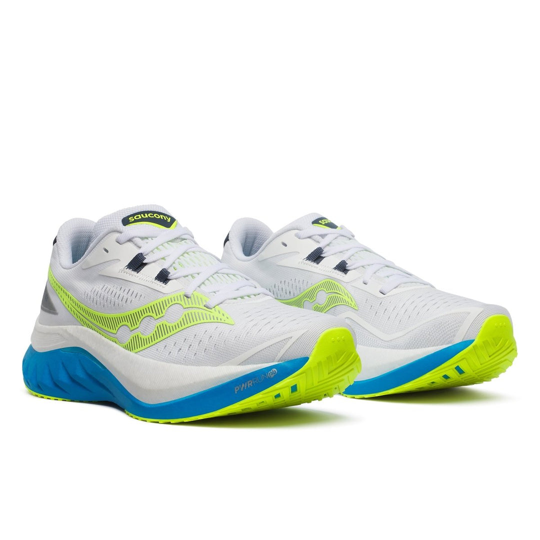 Saucony - Endorphin Speed 4 - White/VisiBlue - Men's - Run Vault