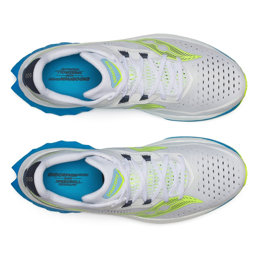 Saucony - Endorphin Speed 4 - White/VisiBlue - Men's - Run Vault