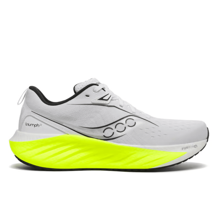 Saucony Triumph 22 - Men's White/Citron - Run Vault