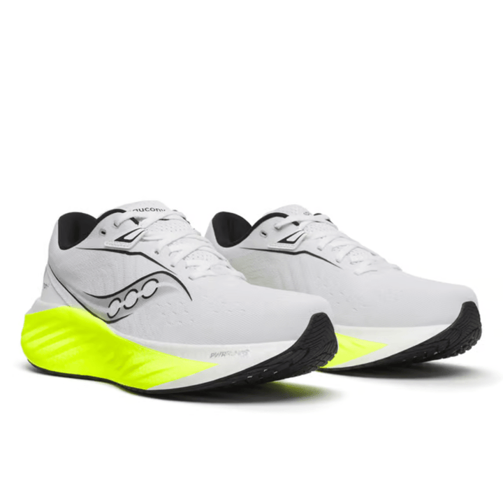 Saucony Triumph 22 - Men's White/Citron - Run Vault